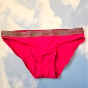 Calvin Klein Womens Pink Bikini Panties Underwear Classic Calvin